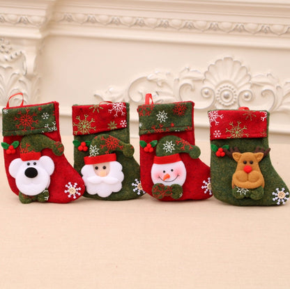 Christmas decorations printed candy bag with festive holiday design