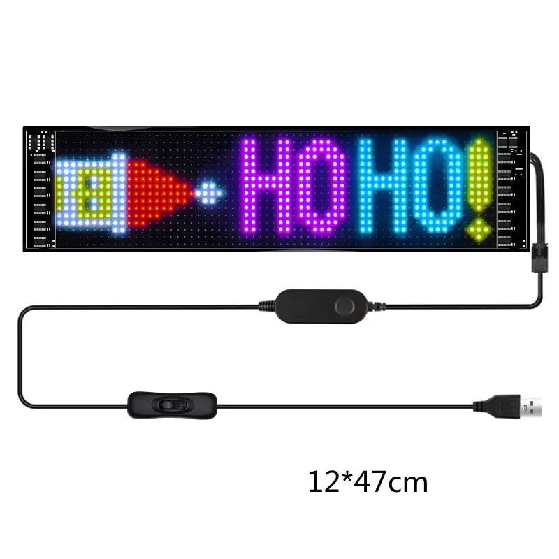 Programmable Car LED Sign Full-Color Display