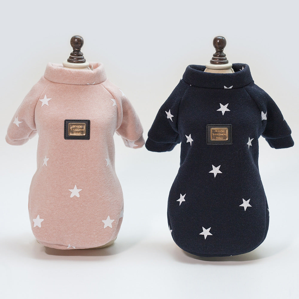 Autumn winter pet clothing pullover for dogs and cats by My Store