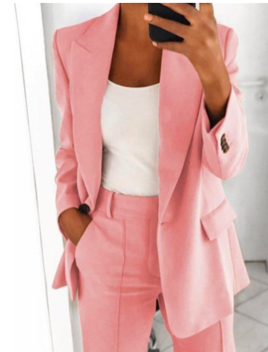 Women's Slim Fit Lapel Cardigan for Business and Daily Wear