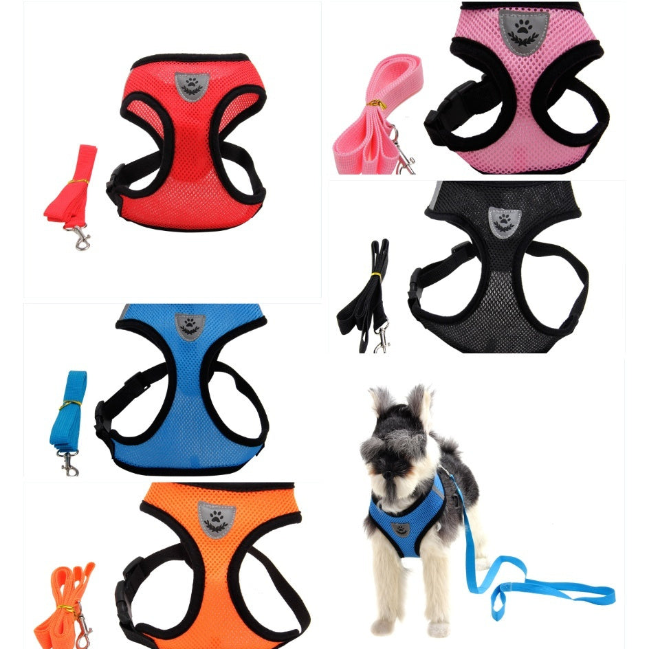 Multicolor high-end dog harness with adjustable straps and secure buckles by My Store