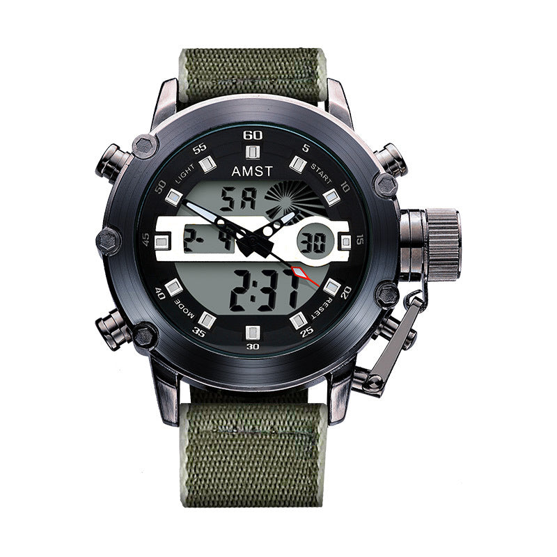 Men's multi-functional casual sports waterproof electronic watch by My Store