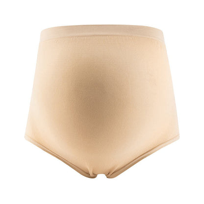 Seamless breathable cotton postpartum belly support underwear with a comfortable crotch design