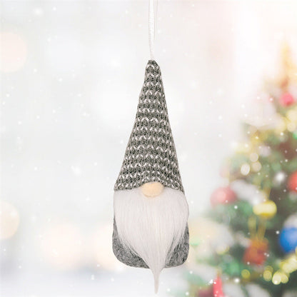 Christmas knitted small pendant decoration in festive holiday design