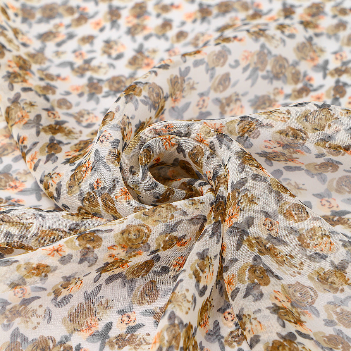 Floral elegant versatile women's outer shawl with a fashionable design