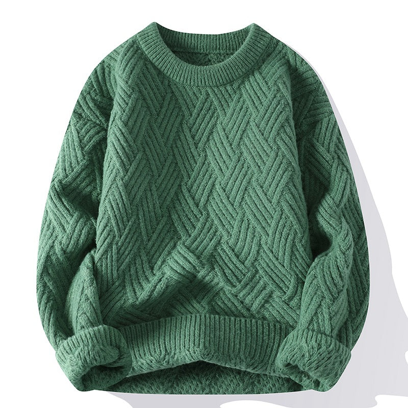 Men's thick autumn and winter sweater in a warm knit design by My Store