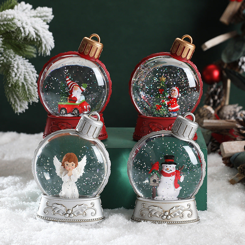 Christmas holiday luminous flat LED flame light decoration scene layout for home decor