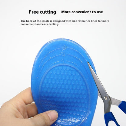 Men's And Women's Sports High Skin-friendly Sweat-absorbent Shock-absorbing And Pressure-relieving Insole
