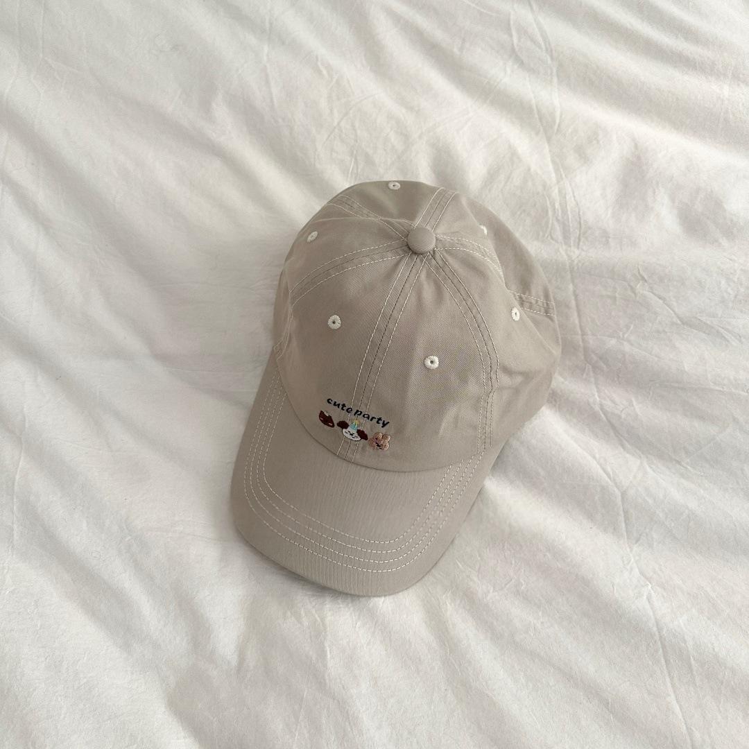 Outdoor casual versatile preppy-style baseball cap in water-resistant fabric