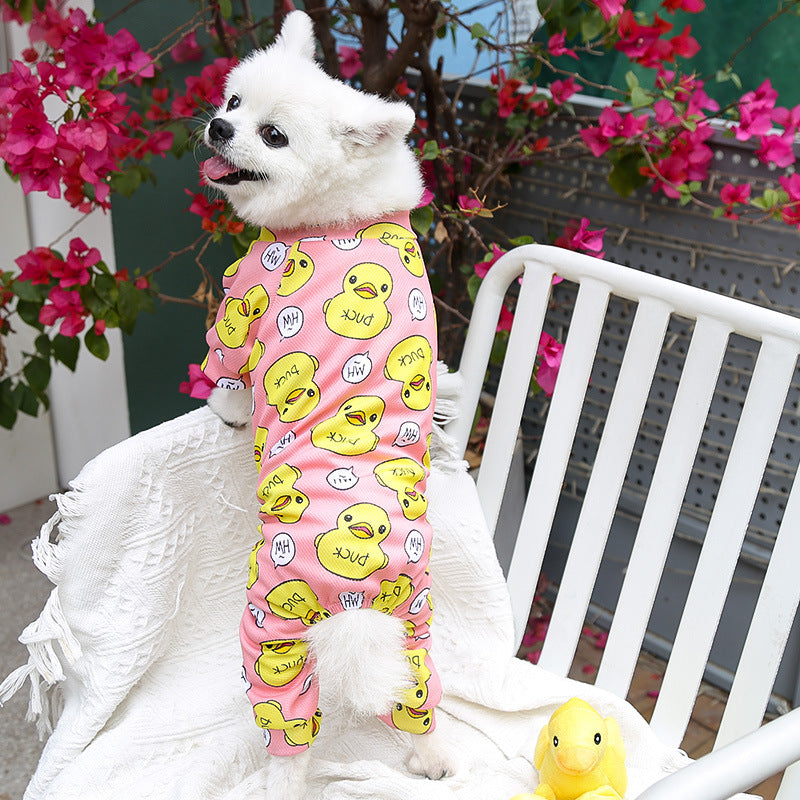 Four-legged pet clothes for dogs and cats, My Store garment shown in product image