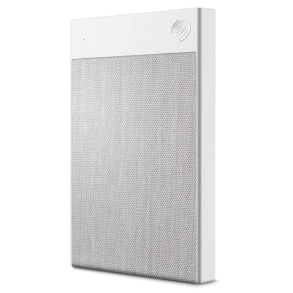 Seagate 1TB Ultra Touch USB-C External HDD - White (Renewed)