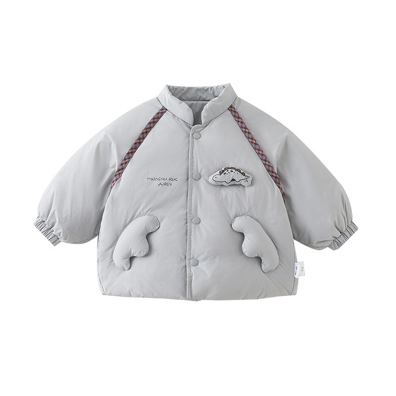 Children's short warm outerwear top by My Store, shown in a simple front view