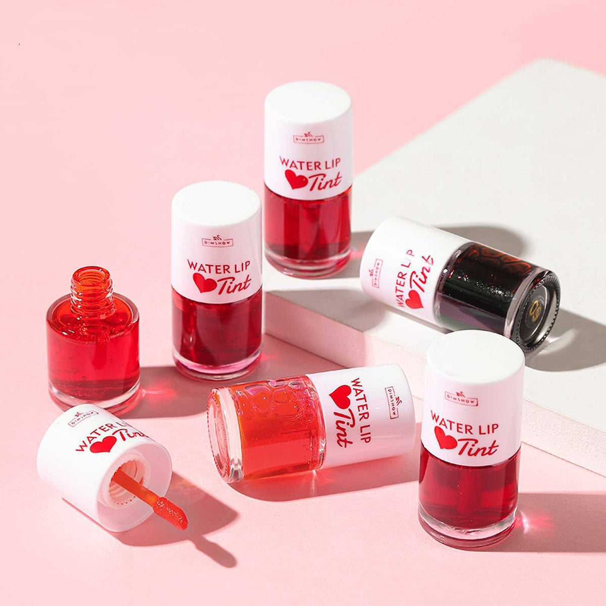 Women's non-fading lip stain by My Store in a rich, long-lasting color tube package