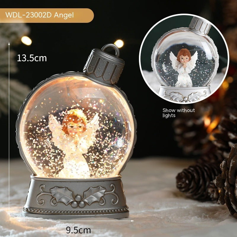 Christmas holiday luminous simulation flat LED flame light decoration scene for home decor