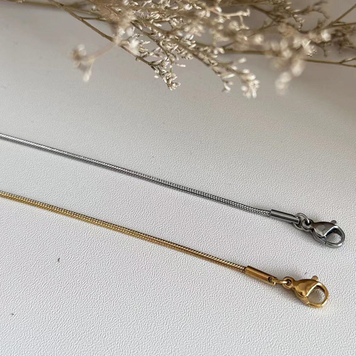 Women's fashion stainless steel anklets by My Store displayed together