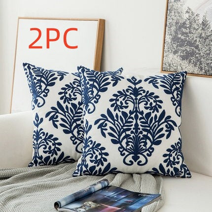 Classical embroidered home pillow cover without core by My Store