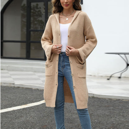 Autumn and winter loose solid color sweater by My Store