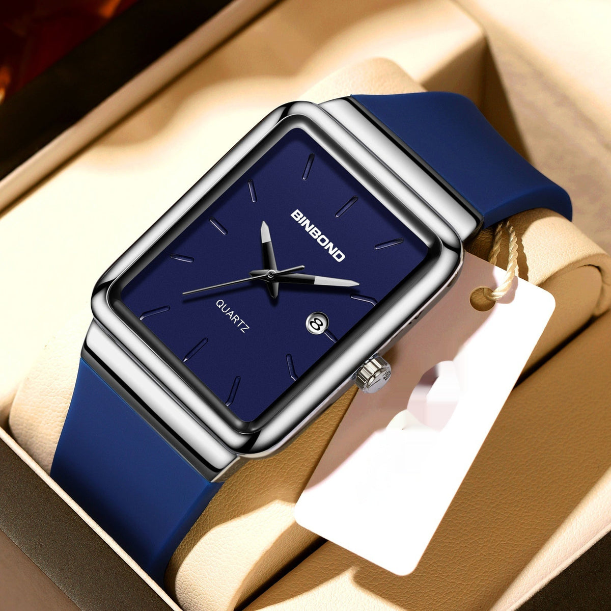 Sleek stylish waterproof men's watch with a modern design by My Store