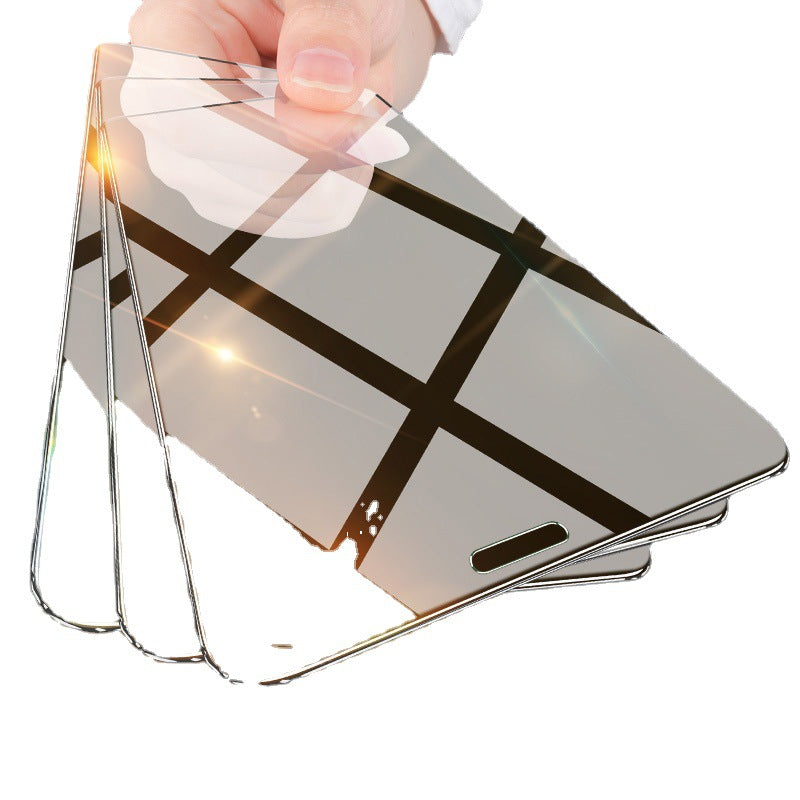 Glass protective film for mobile phone by My Store, transparent screen protector close-up