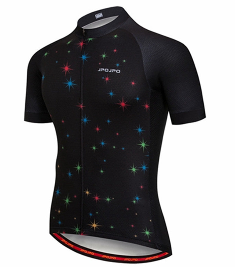 Men's and women's summer cycling jersey tops, breathable outdoor cycling jerseys in lightweight fabric