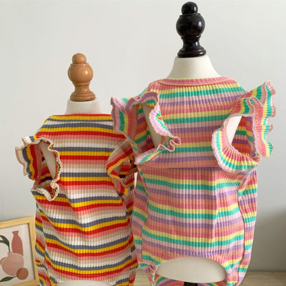 Small breathable cotton summer dog cat costume by My Store