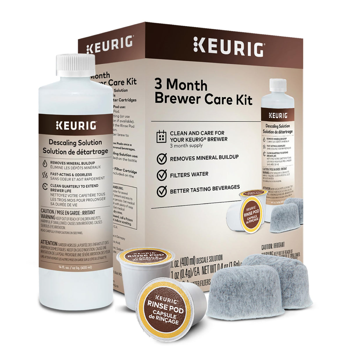 Keurig 3-Month Coffee Maker Cleaning Kit