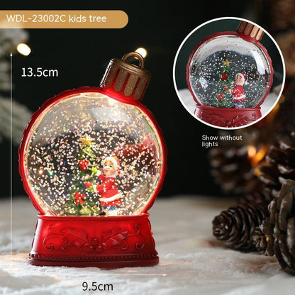 Christmas luminous flat LED flame light decoration for holiday scene layout and home decor