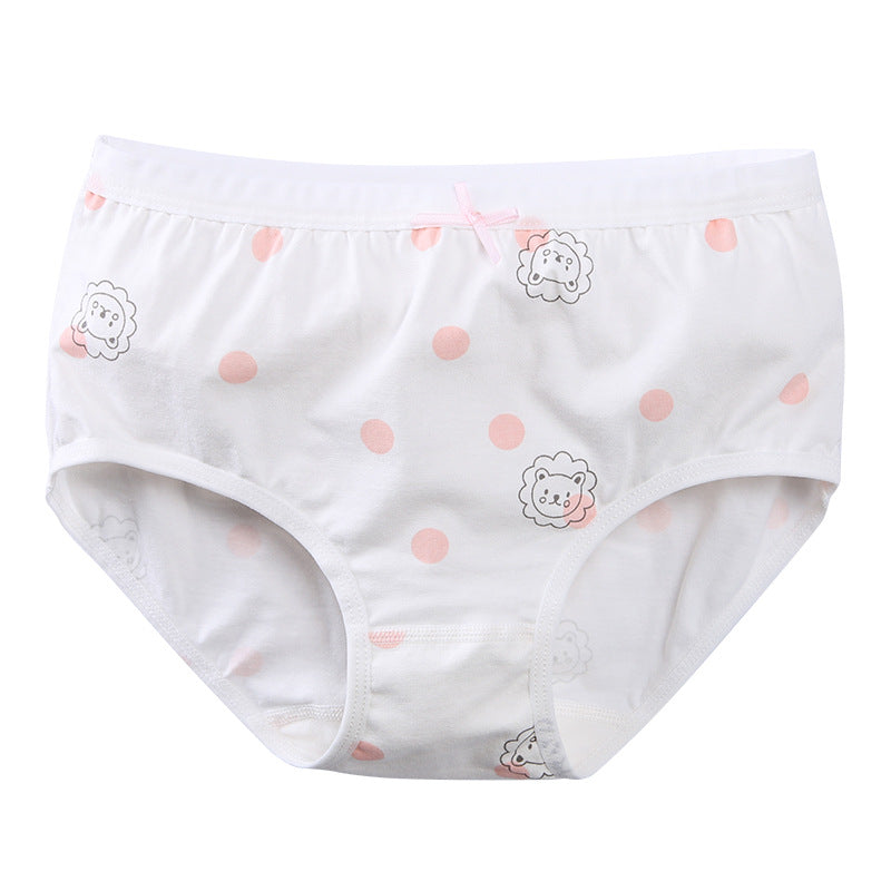 Children's women's triangle cotton boxer underwear in a simple design