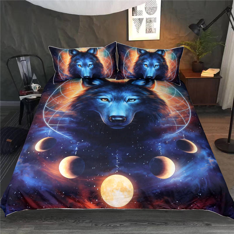 Custom digital printing cross-border bedding kit for Amazon and eBay, product type 0