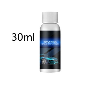 Car headlight repair fluid bottle by My Store for restoring cloudy headlights