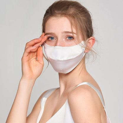 Sun protective full-face mask for summer UV protection, covering the nose, mouth, and neck