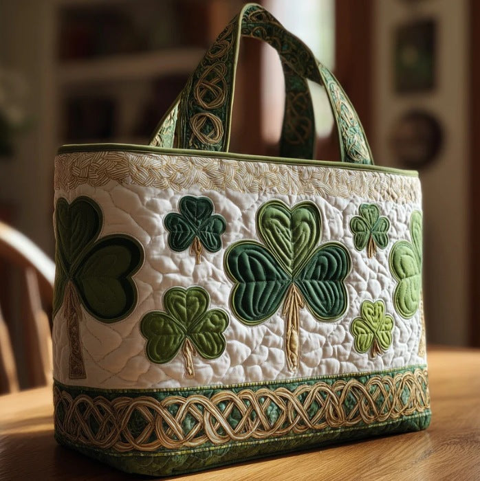 Women's tote bag with 3D digital print, showing spacious fabric design and sturdy handles