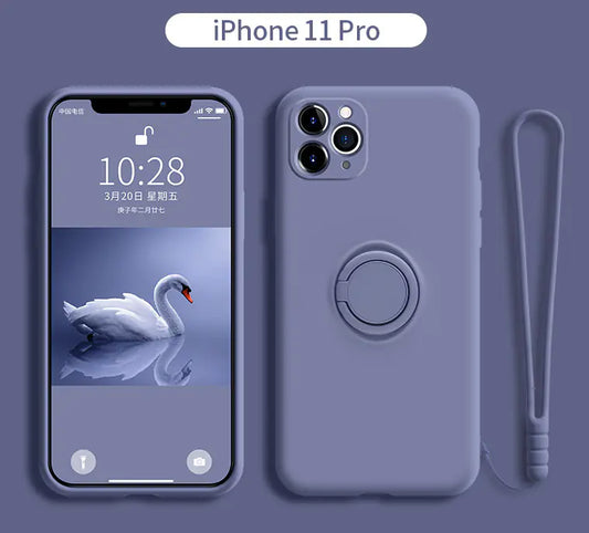 iPhone 11 Pro Liquid Silicone Case with Lens Cover