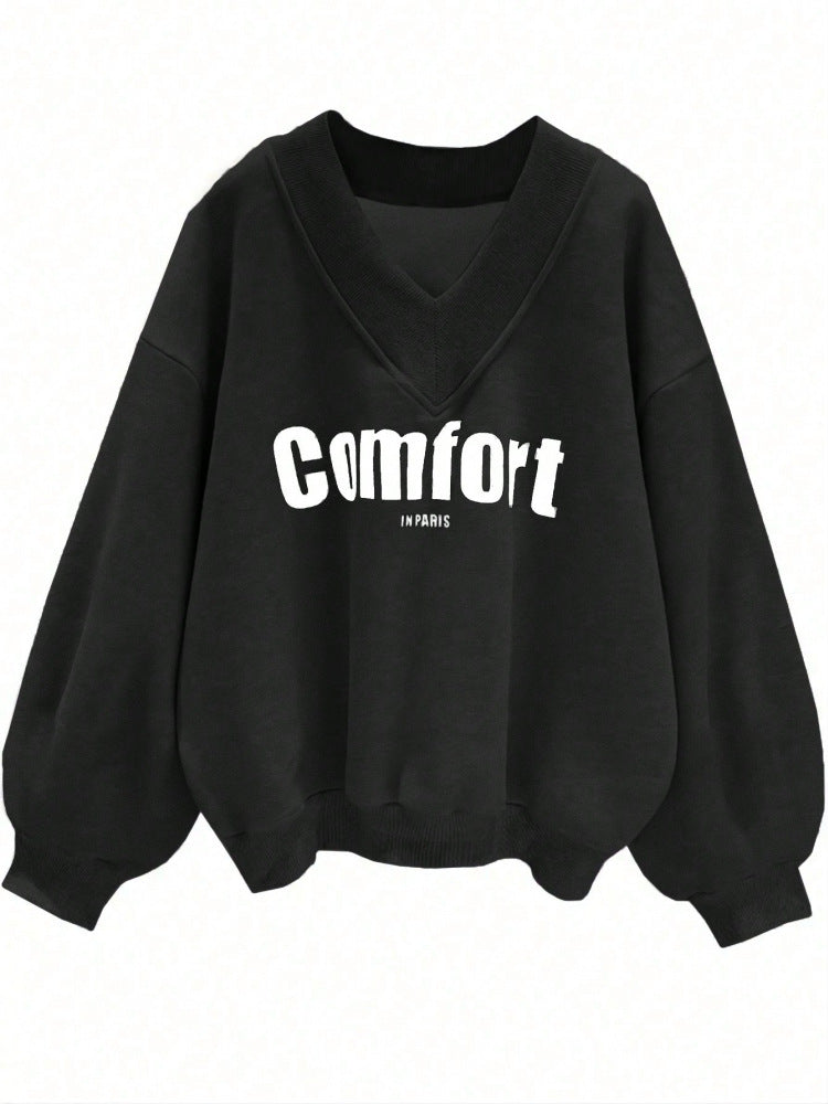 Gray spring and autumn hoodie in a casual pullover style