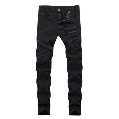 Casual Zipper Jeans by Marnix