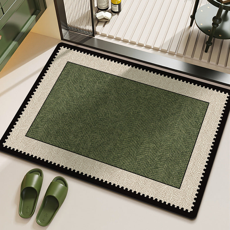 Water-absorbent non-slip quick-drying shower mat from My Store, shown in a neutral rectangular design