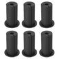 6pcs Cable Routing Kit for Starlink Silicone Cable Pass Through Bushings for 1 Inch Wall Hole Cable Wall Wire Cord Grommet Cable Mounting Accessories for Starlink Ethernet Cable(Black)