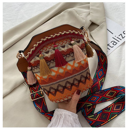 Retro Ethnic Style Women's Crossbody Beach Bags
