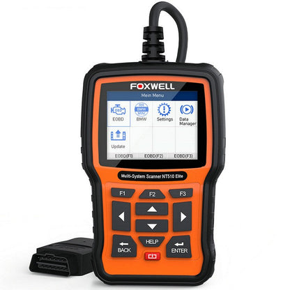 Automotive multifunctional diagnostic detector tool with digital display and testing cables