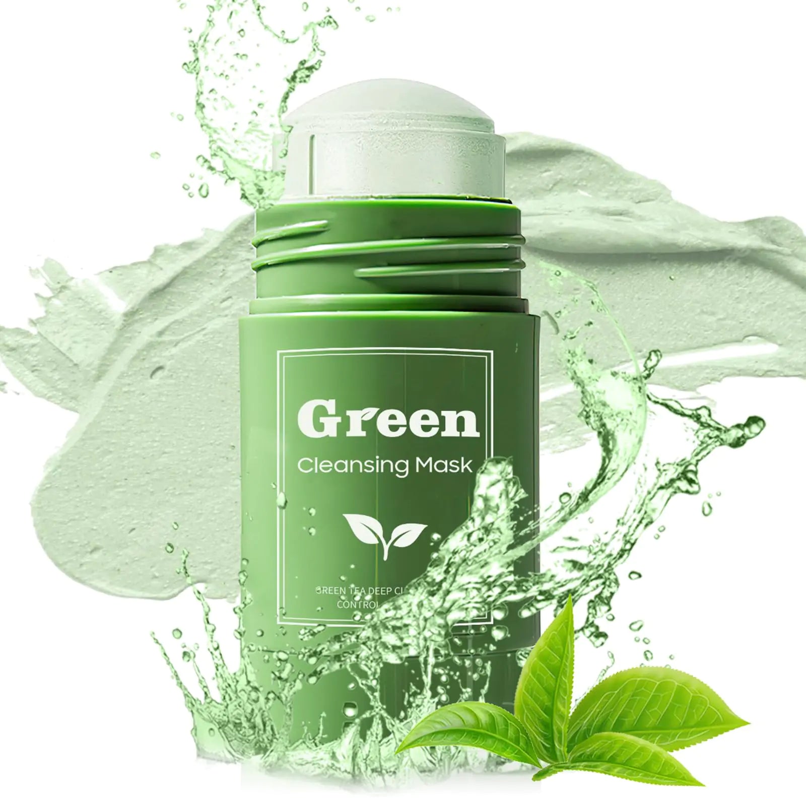 PAINISTIC Green Tea Clay Face Mask - Green Tea Skin Care for Removes Blackheads Mask Pore Cleansing Green Tea Clay Skin Mask Deep Cleanse Mask for All Skin Types (1 PCS)