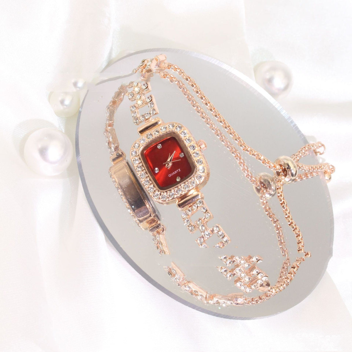 Women's My Store quartz watch with a good-looking design and classic analog dial