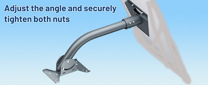 Adjustable Roof Wall Mount Kit V4 for Starlink Gen3 - BACKUPMYFILESNOW.COM®