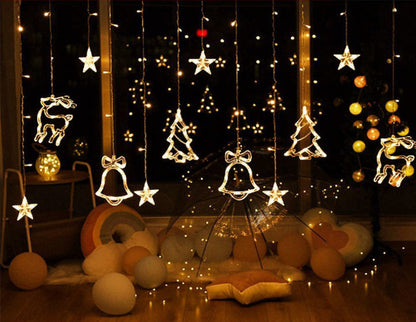 Christmas decoration pendant night light with festive ornamental design by My Store