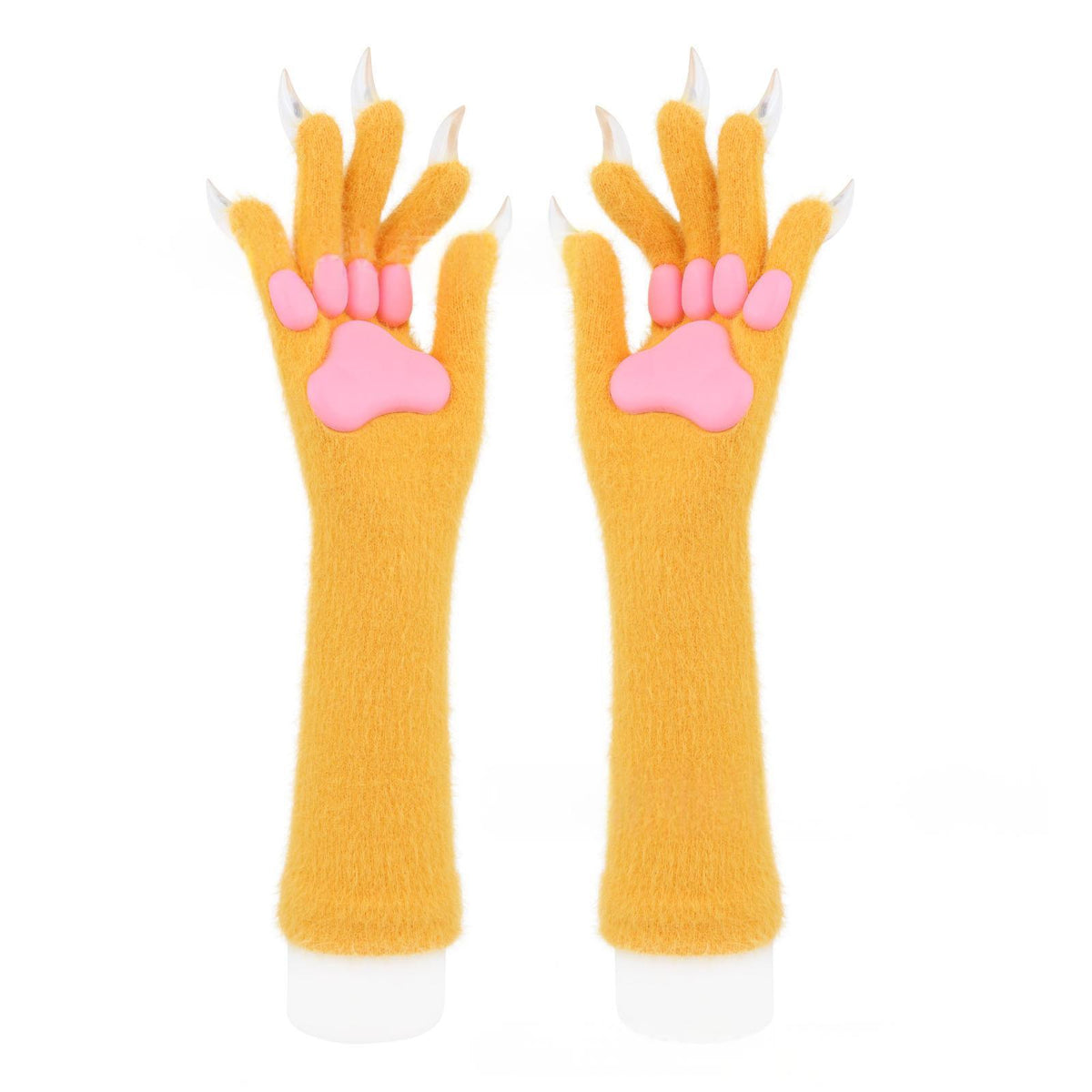 Halloween silicone meat mat and long gloves set in black, shown together