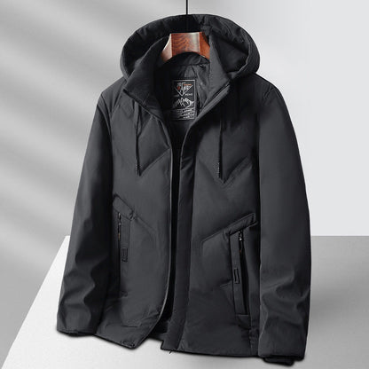 Thickened fleece-lined winter cotton coat by My Store
