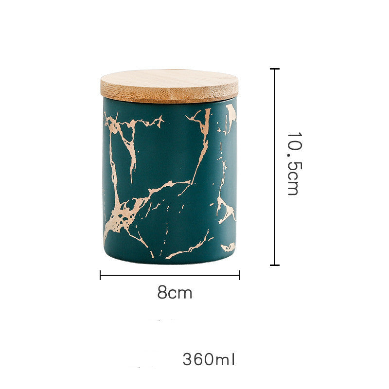 Ceramic airtight food storage jar box for kitchen use, white lidded container with clear window