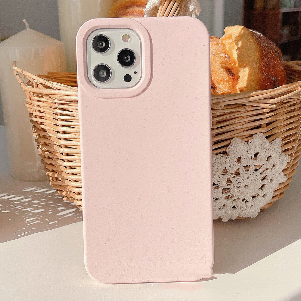 Wheat straw fully degradable protective phone case for Apple iPhone 14 Pro Max