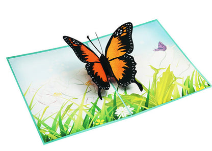 Paper carving creative small cards by My Store, showcasing intricate cut-paper designs