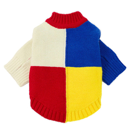 Acrylic dog sweater pet clothing in a cozy knit design