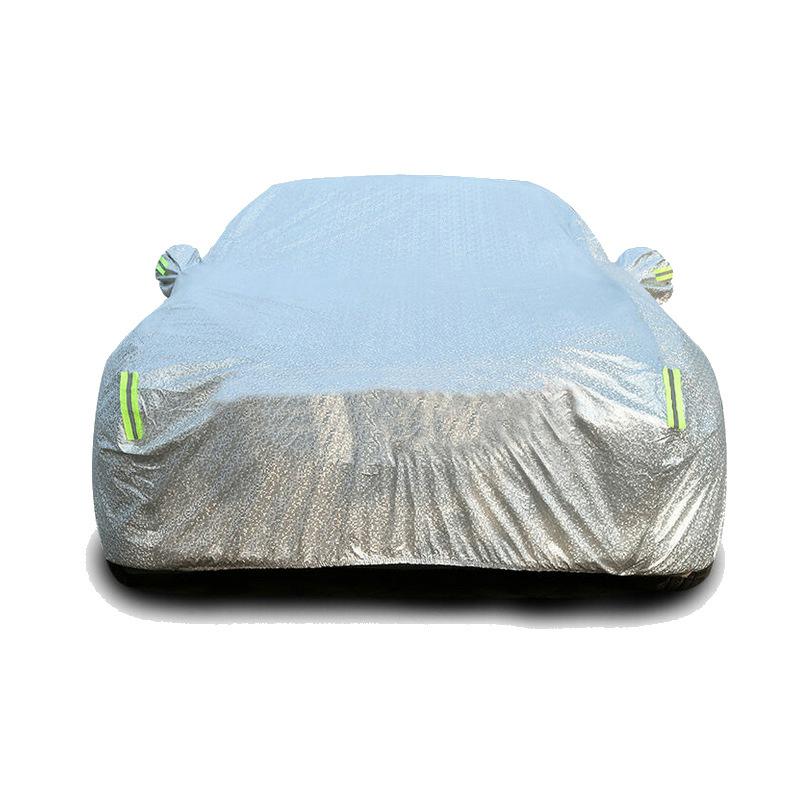 All-weather waterproof Tesla Model 3/Y/S car cover made of Oxford fabric, providing protection against weather elements.